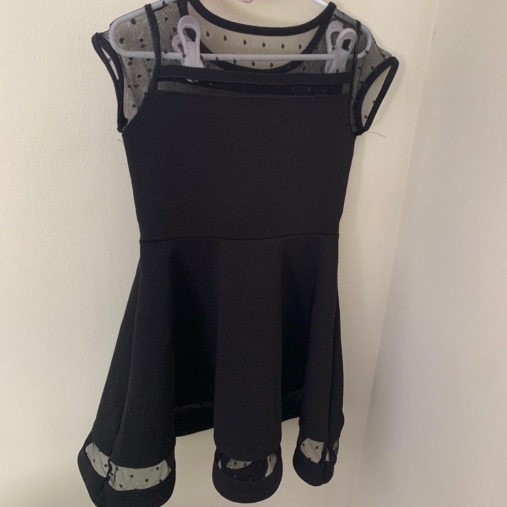 Little girls black dress